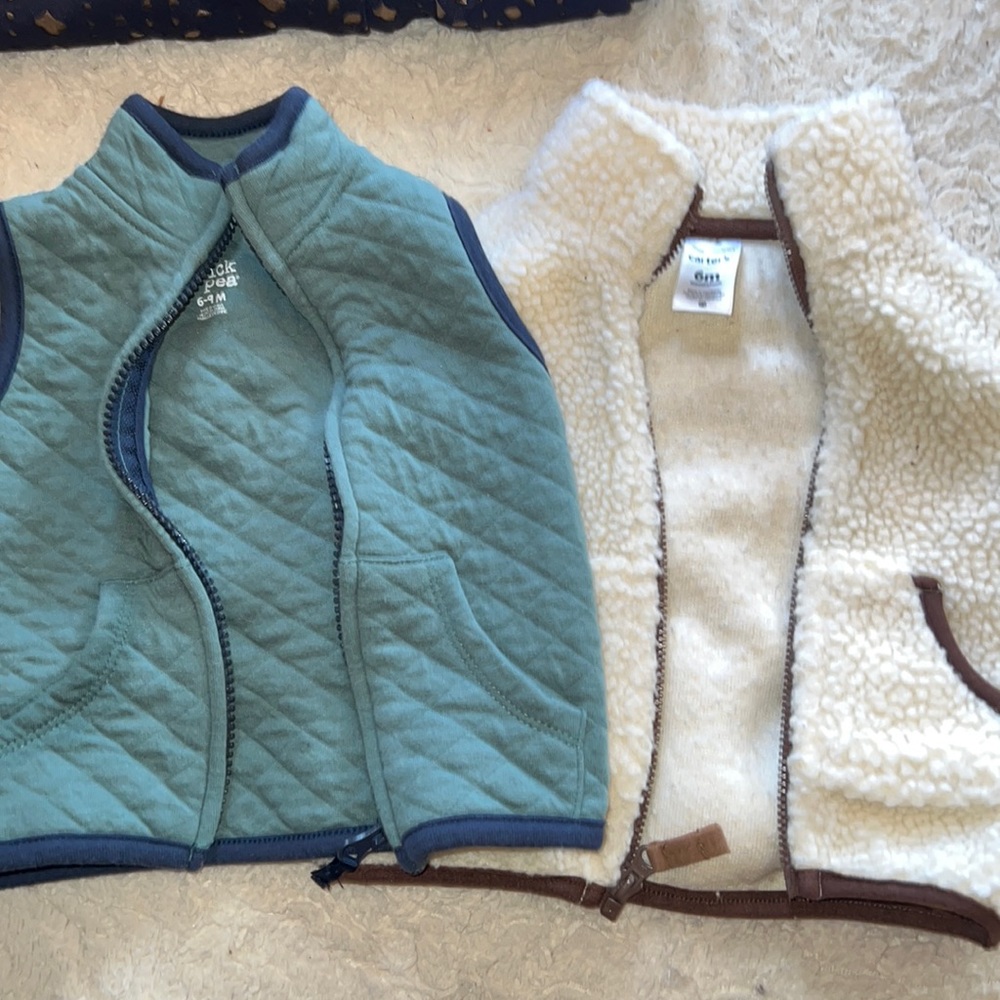 two boy vests for baby